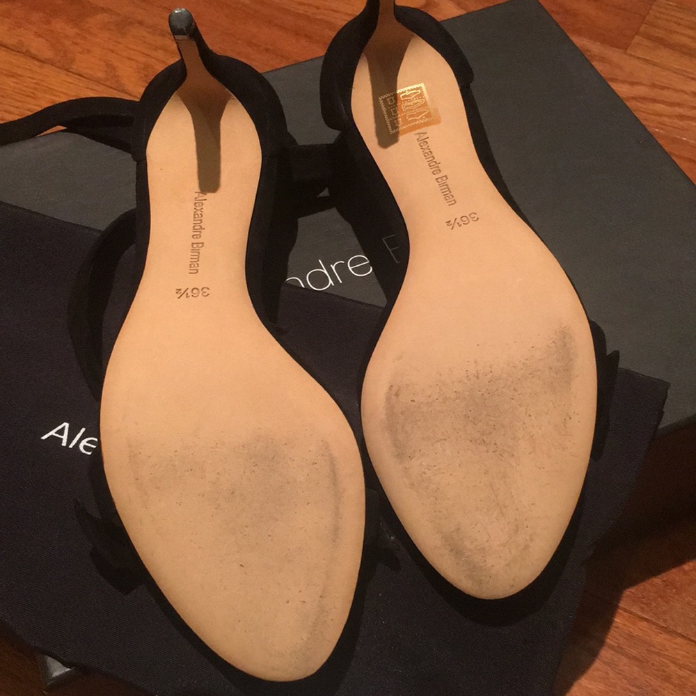 NWB Alexandre Birman Black Suede Claritas sz 36.5 - Picture 4 of 8